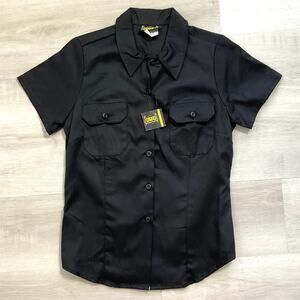 Biker Clothing Company Boys Large Short Sleeve Button Up Work Shirt NWT